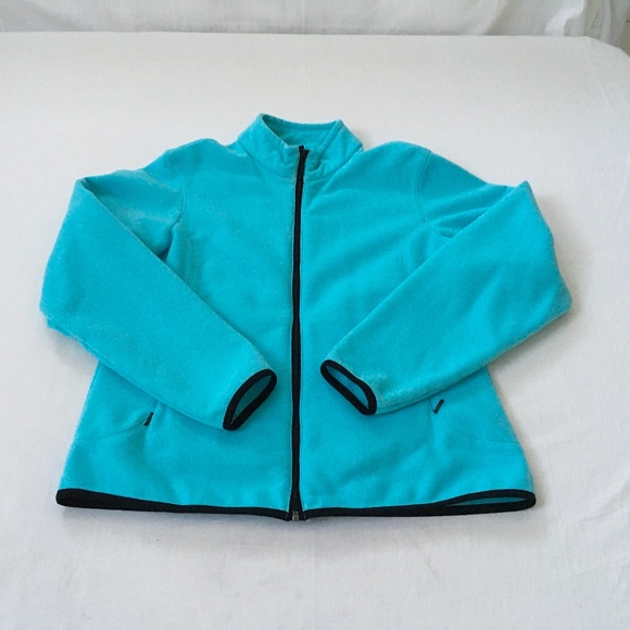 Gear For Sports Jackets & Blazers - GEAR Luxe Fleece Full Zip Jacket Size Large Blue